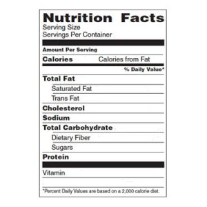 Product Labels (rectangular)
